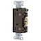 Hubbell Wiring Device-Kellems Straight Blade Receptacle, 5-20R, 20 A, 125V AC, 2 Pole, 3 Wire, Flush Mount, Grounded DR20WRTR - alternate 1